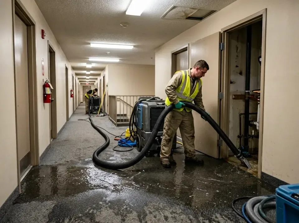 multi-unit-apartment-hallway-f-005 — frequently asked questions, Emergency Burst Pipe Water Extraction & Removal in Creswell…